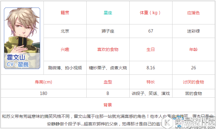 元气偶像季霍文山约会攻略