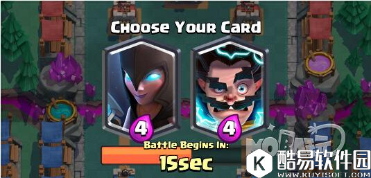 皇室战争暗夜女巫选卡挑战赛