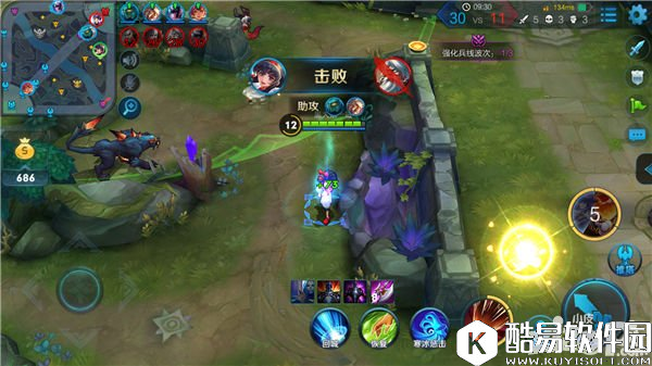 王者荣耀娜可露露技能解析 超强刺客突袭后排出奇制胜