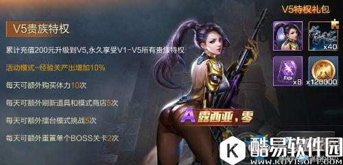 魂斗罗：归来VIP特权一览
