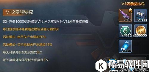 魂斗罗：归来VIP特权一览