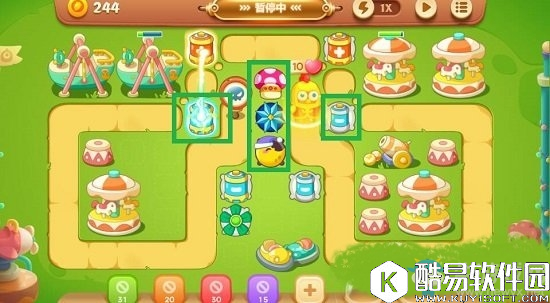 保卫萝卜3春暖花开第3关通关攻略