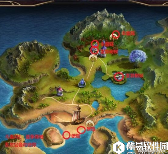 光明大陆精英野怪分布图分享