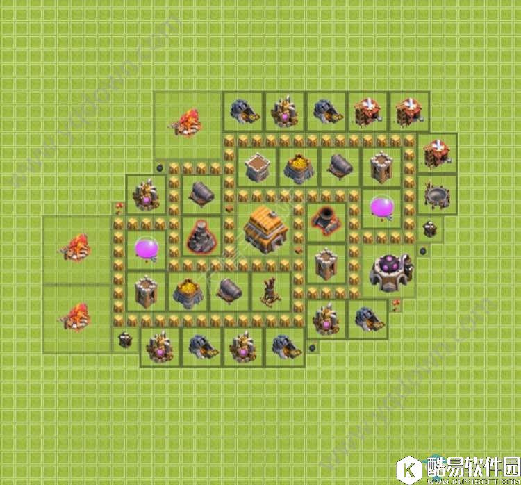 部落冲突建筑大师5本阵型大全