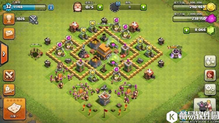 部落冲突建筑大师5本阵型大全