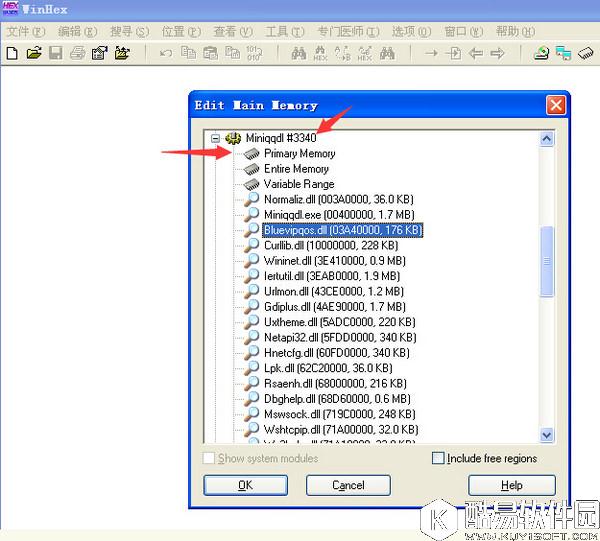 WinHex查找下载器真实下载链接方法