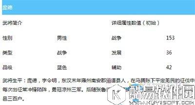 乱世王者庞德全面解析