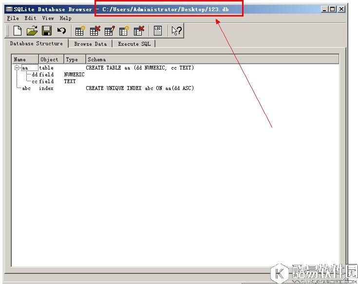 SQLite Database Browser数据库查看器图文使用教程 SQLite Database Browser数据库查看器图文使用教程