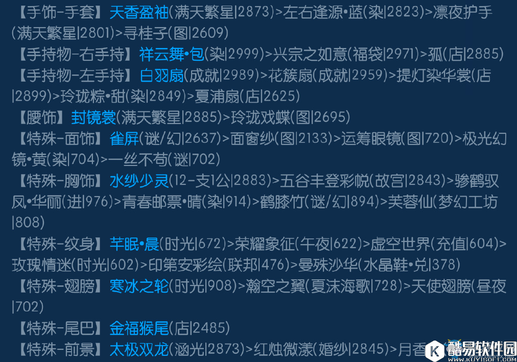 奇迹暖暖满天繁星北望壁水貐高分搭配