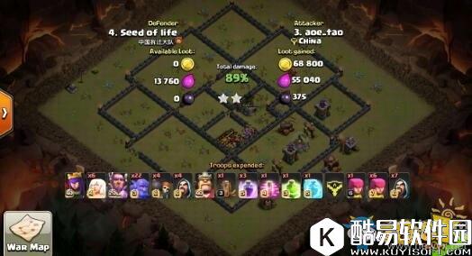 部落冲突10本新版菊花阵推荐 矿工过来必中弹簧