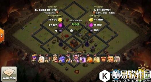 部落冲突10本新版菊花阵推荐 矿工过来必中弹簧