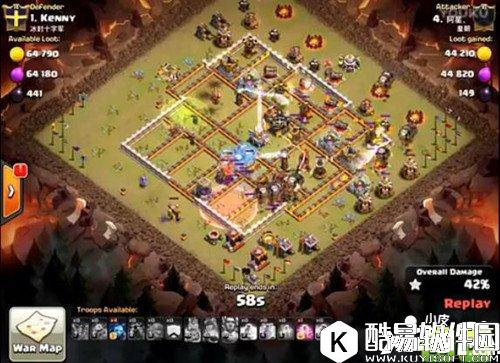 部落冲突11本阵三星打法 幻象狗球流