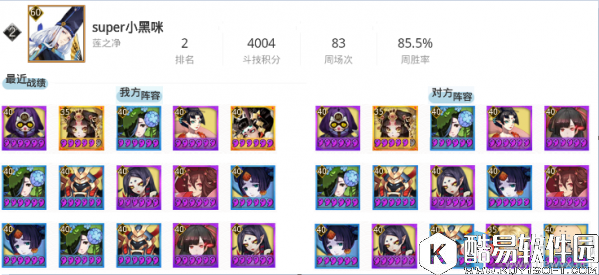 阴阳师各大区斗技第一名常用阵容介绍