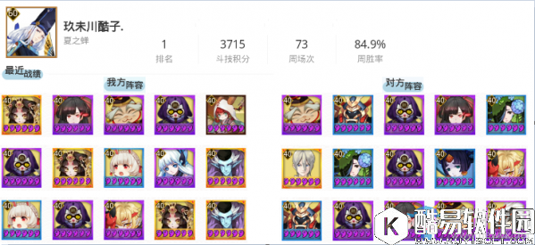 阴阳师各大区斗技第一名常用阵容介绍