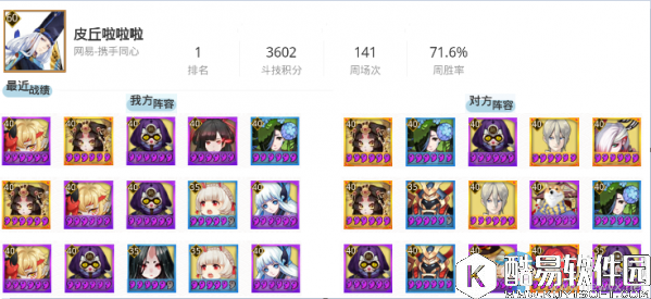 阴阳师各大区斗技第一名常用阵容介绍