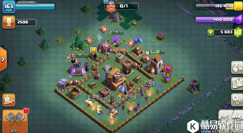 部落冲突夜世界第二大本营四本阵型推荐