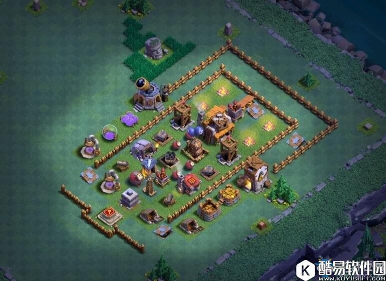 部落冲突五本冲3000杯阵型推荐