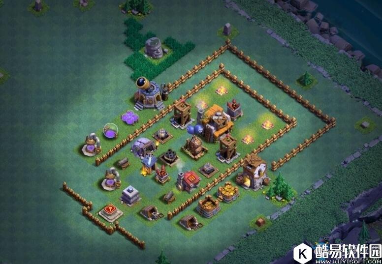 部落冲突五本冲3000杯阵型推荐