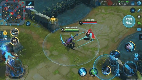 王者荣耀白起重做技能动图 隔墙拉人穿墙样样精通