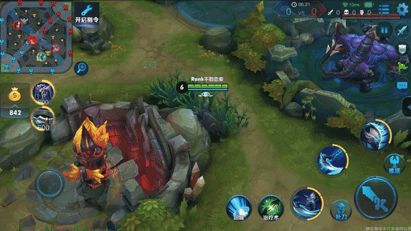 王者荣耀白起重做技能动图 隔墙拉人穿墙样样精通