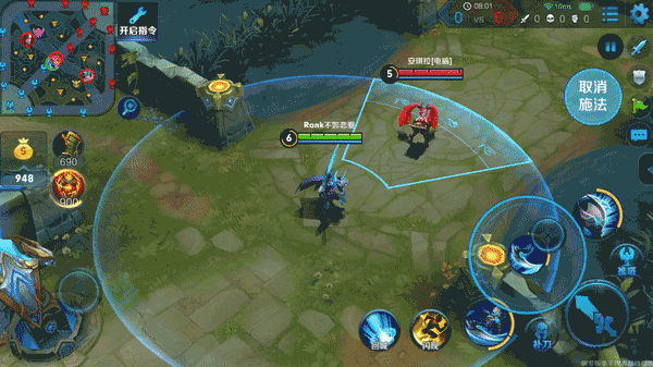 王者荣耀白起重做技能动图 隔墙拉人穿墙样样精通