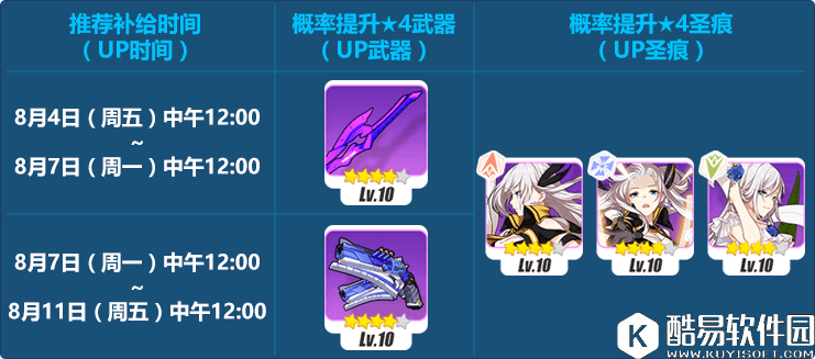 崩坏3全新太刀「藏锋」加入精准补给