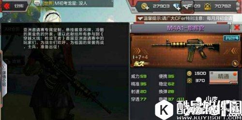 cfM4A1-指挥官综合测评 稳定军心掌控全场