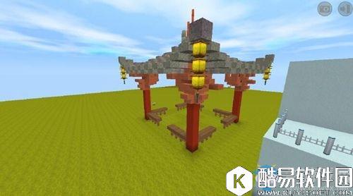 迷你世界唯美古风凉亭制作攻略