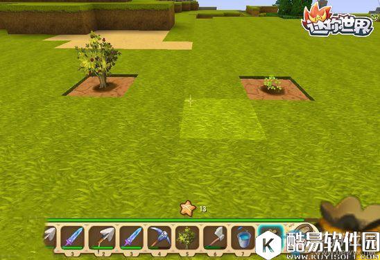 迷你世界树苗花种植方法