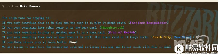 BB对本次炉石削弱的解释 主要为了活跃玩家
