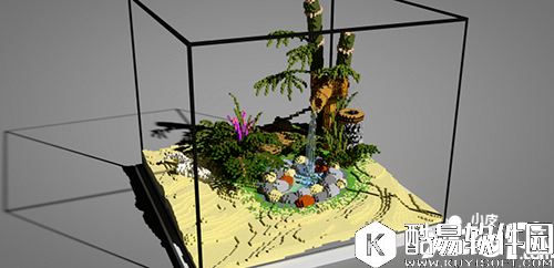 我的世界牛人作品 沙漠奇观海市蜃楼