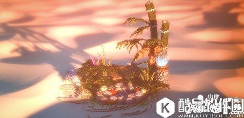 我的世界牛人作品 沙漠奇观海市蜃楼