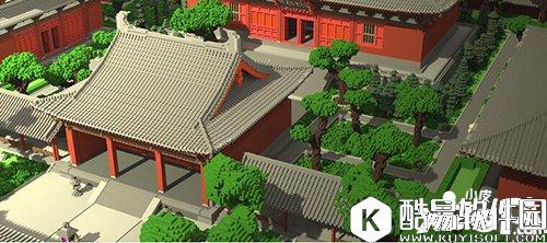 我的世界牛人作品 最美不过雨花宫