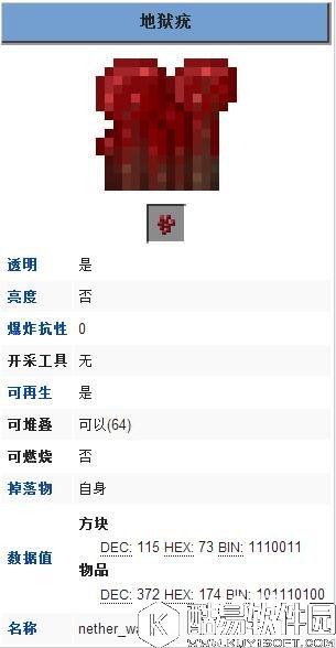 我的世界地狱疣属性介绍 地狱疣有什么作用