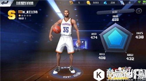 最强NBA球员S级杜兰特属性图鉴 S级杜兰特怎么样