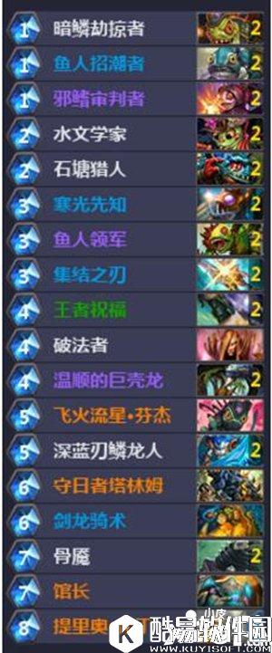 炉石传说外服鱼人骑卡组 炉石传说圣骑士卡组 