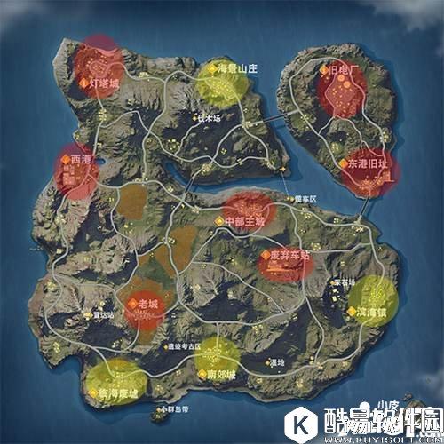 荒野行动装备资源点介绍 装备资源点推荐