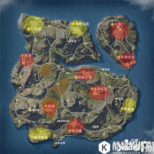 荒野行动地图资源攻略 荒野行动资源点推荐