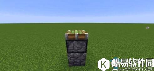 我的世界手游版自动收瓜机制作方法