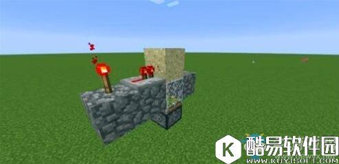 我的世界手游版自动收瓜机制作方法