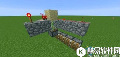 我的世界手游版自动收瓜机制作方法