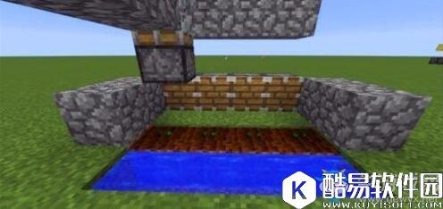 我的世界手游版自动收瓜机制作方法