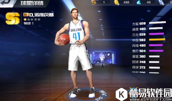 最强NBA手游诺维茨基属性详解