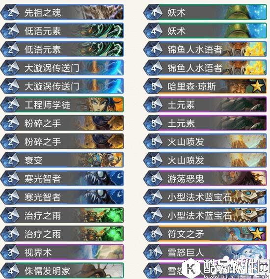 炉石传说过载萨卡组 炉石传说狗头人萨满卡组推荐