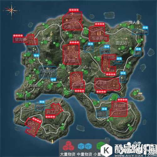 cf荒岛特训资源点一览 荒岛特训资源点汇总