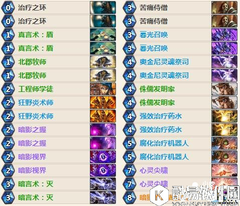 炉石传说毒奶牧卡组 炉石传说狗头人牧师卡组推荐