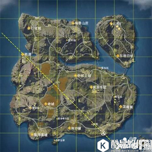荒野行动直升机航线路径分析 离吃鸡更近一步