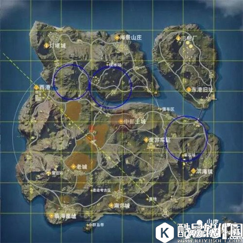 荒野行动直升机航线路径分析 离吃鸡更近一步