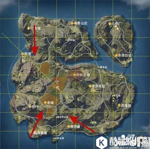 荒野行动直升机航线路径分析 离吃鸡更近一步