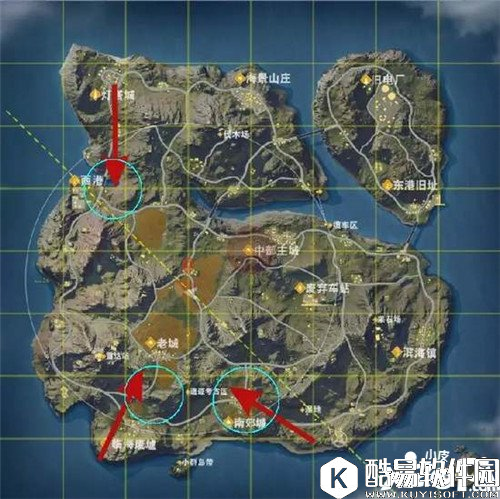 荒野行动直升机航线路径分析 离吃鸡更近一步